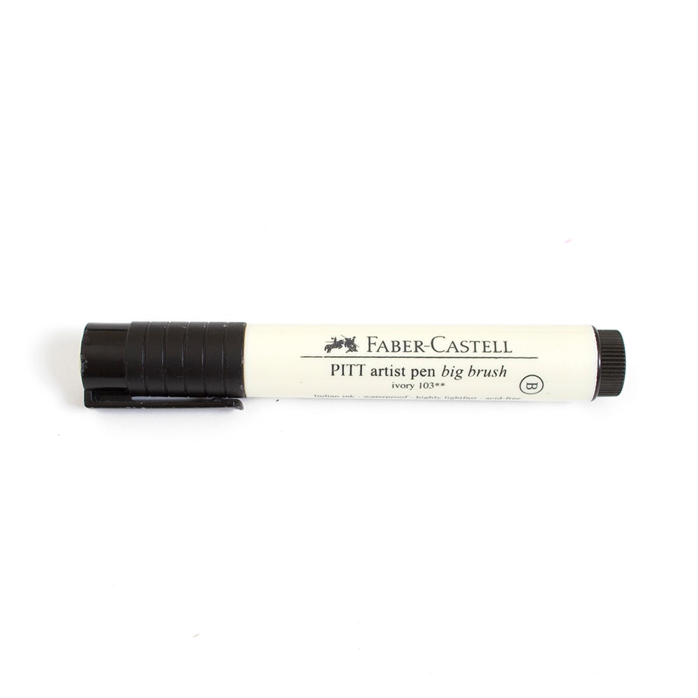 Faber Castell, Pitt, Artist, Big, Brush Pen, Ivory